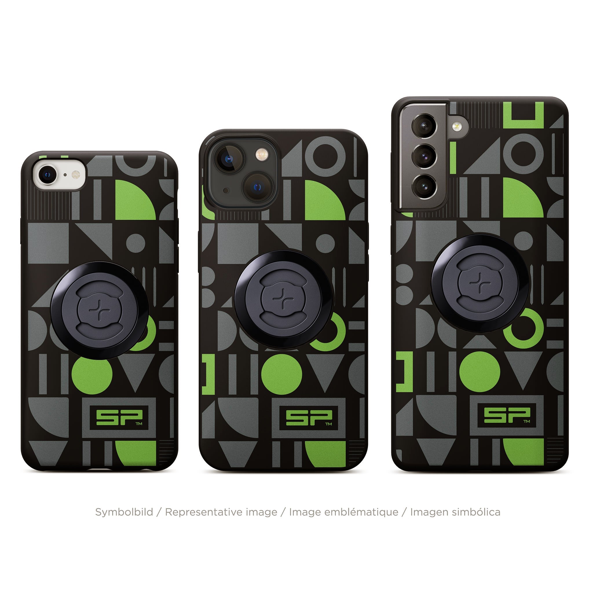 SP Connect Edition Geometric coque téléphone lime vélo