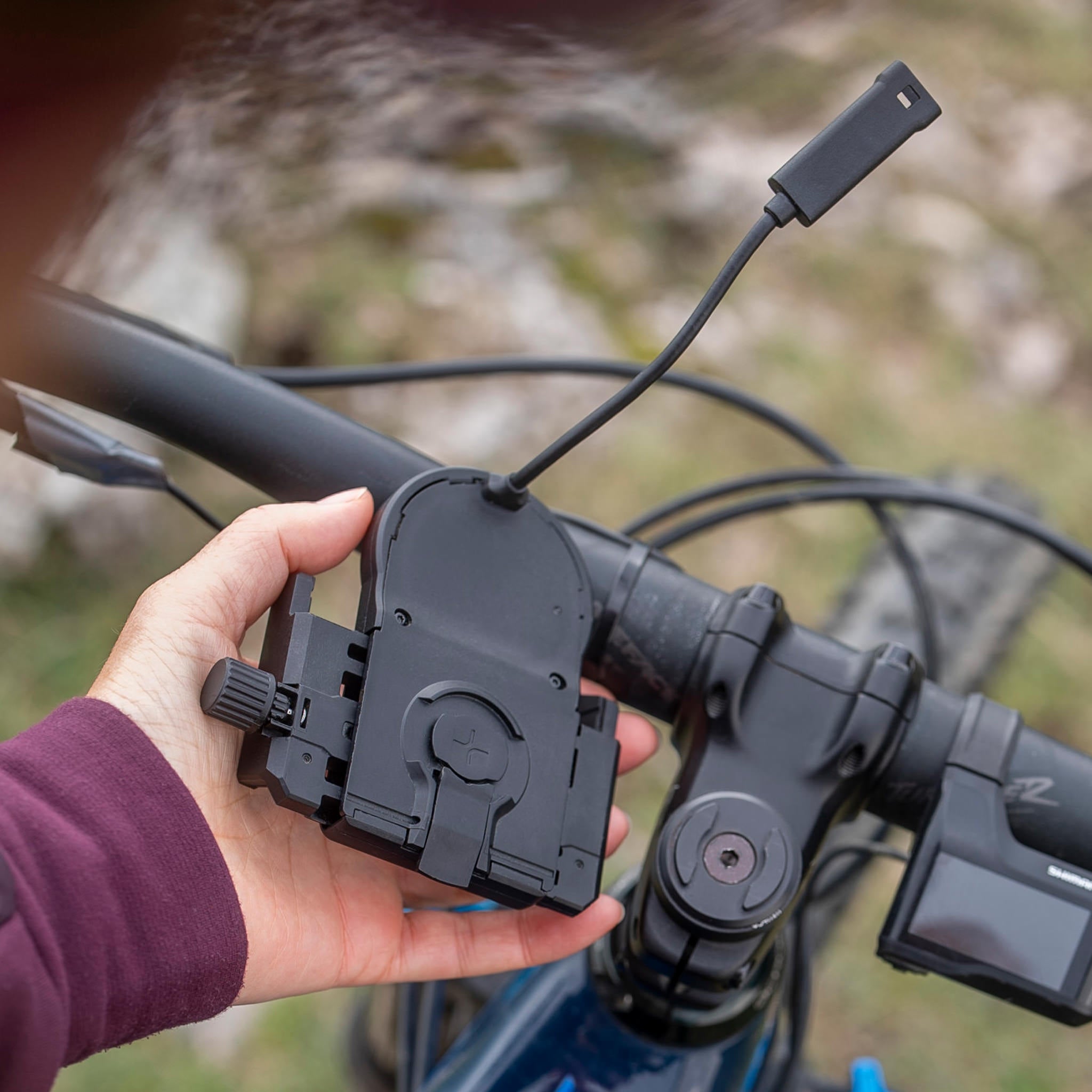 SP Connect Universal Interface adaptateur adhésif fixation vélo