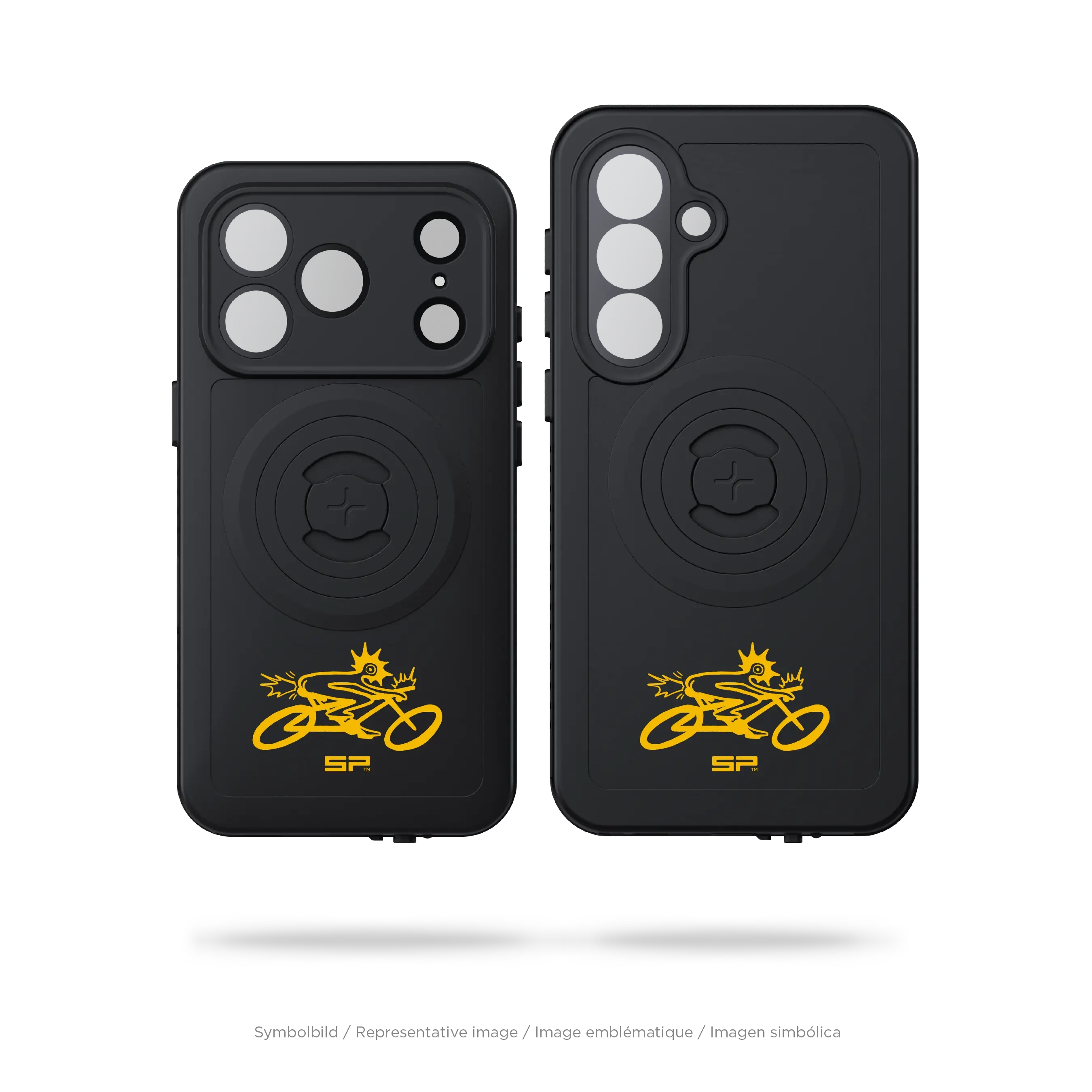 SP Connect Chase the Sun Cyclist coque iPhone 17 Pro vélo
