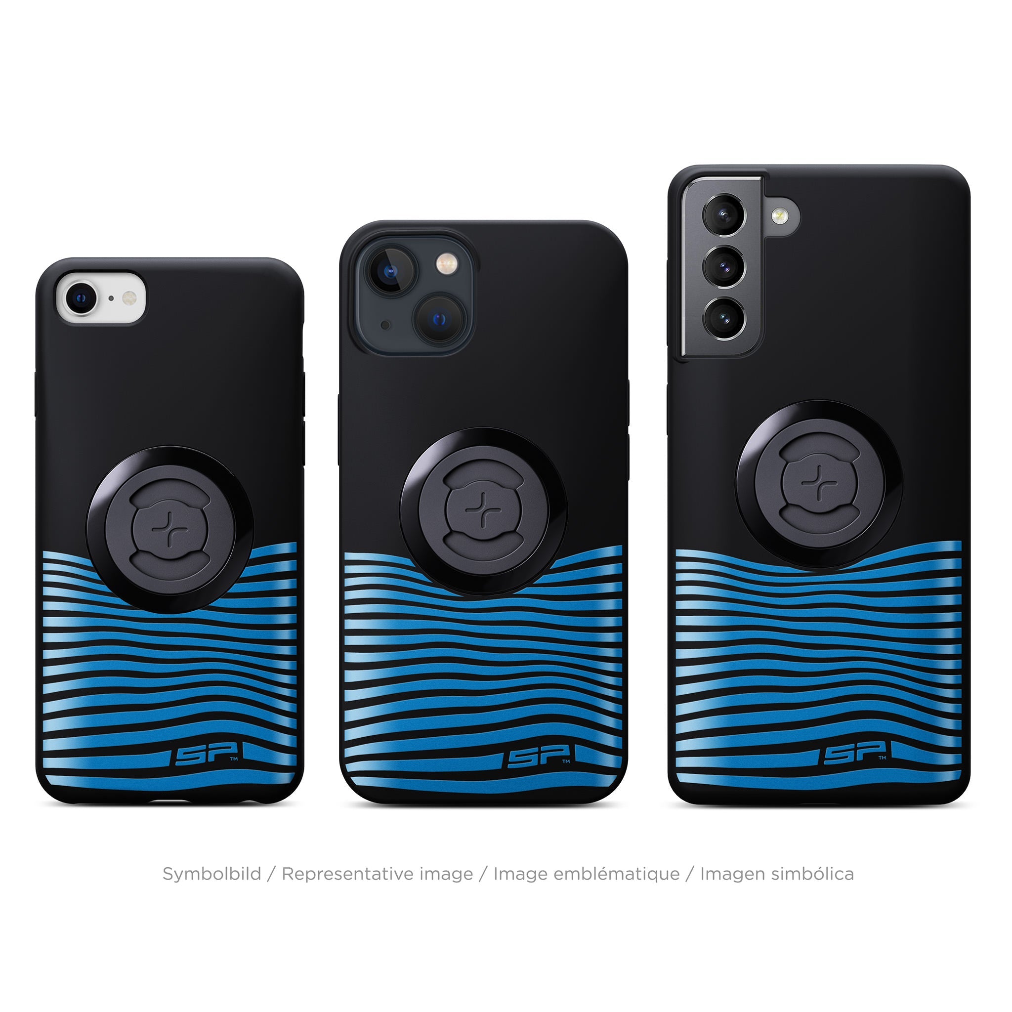 SP Connect Horizon Bleu coque téléphone vélo moto