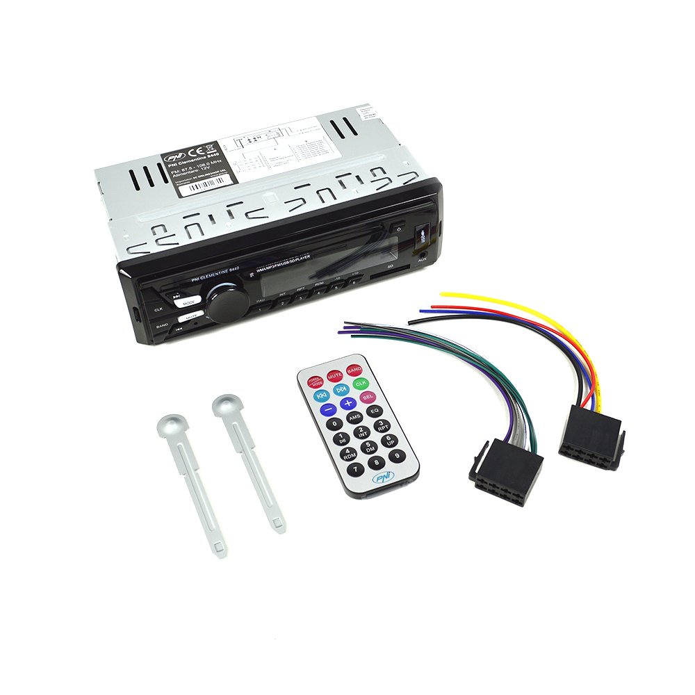 PNI Clementine 8440 autoradio Noir USB SD AUX 4x45W