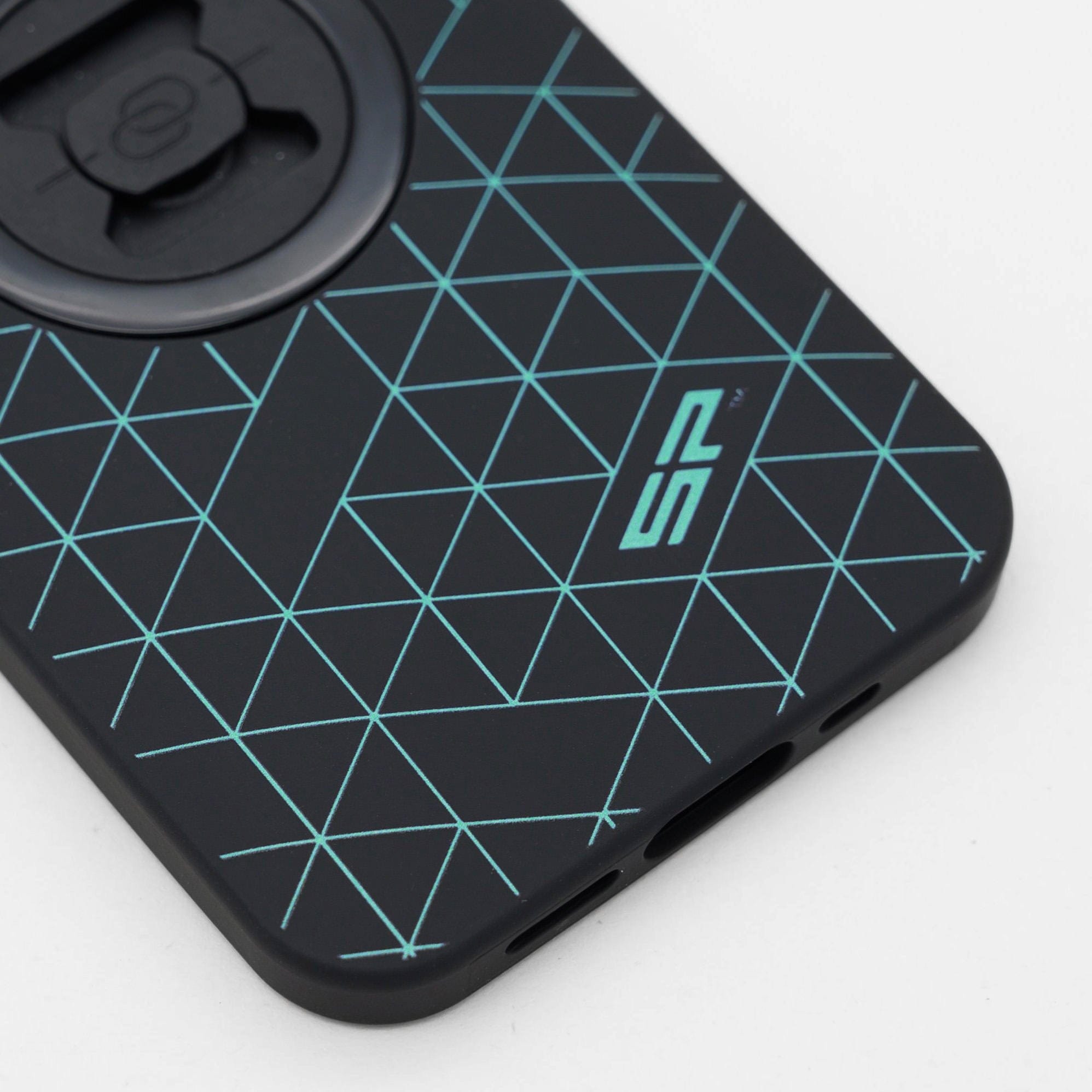 SP Connect Grid coque téléphone turquoise vélo