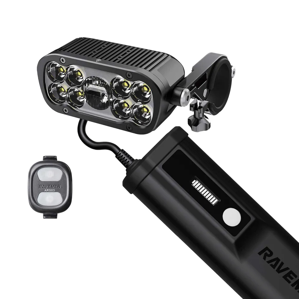 Ravemen XR6000 lampe avant vélo VTT 6000 lumens