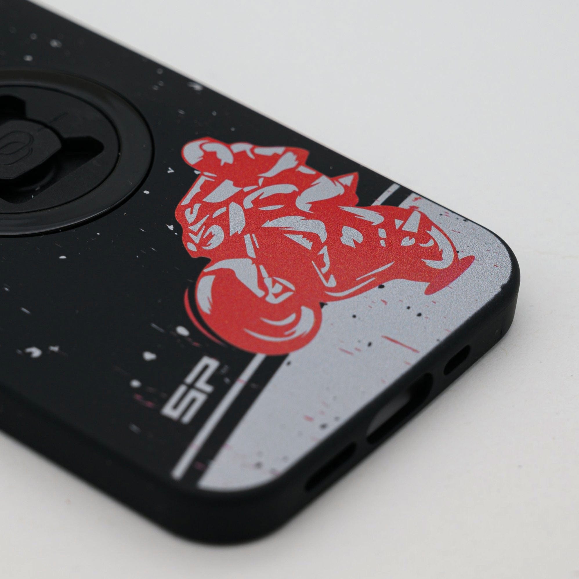 SP Connect Phone Case Vintage Moto coque Rouge fixation vélo