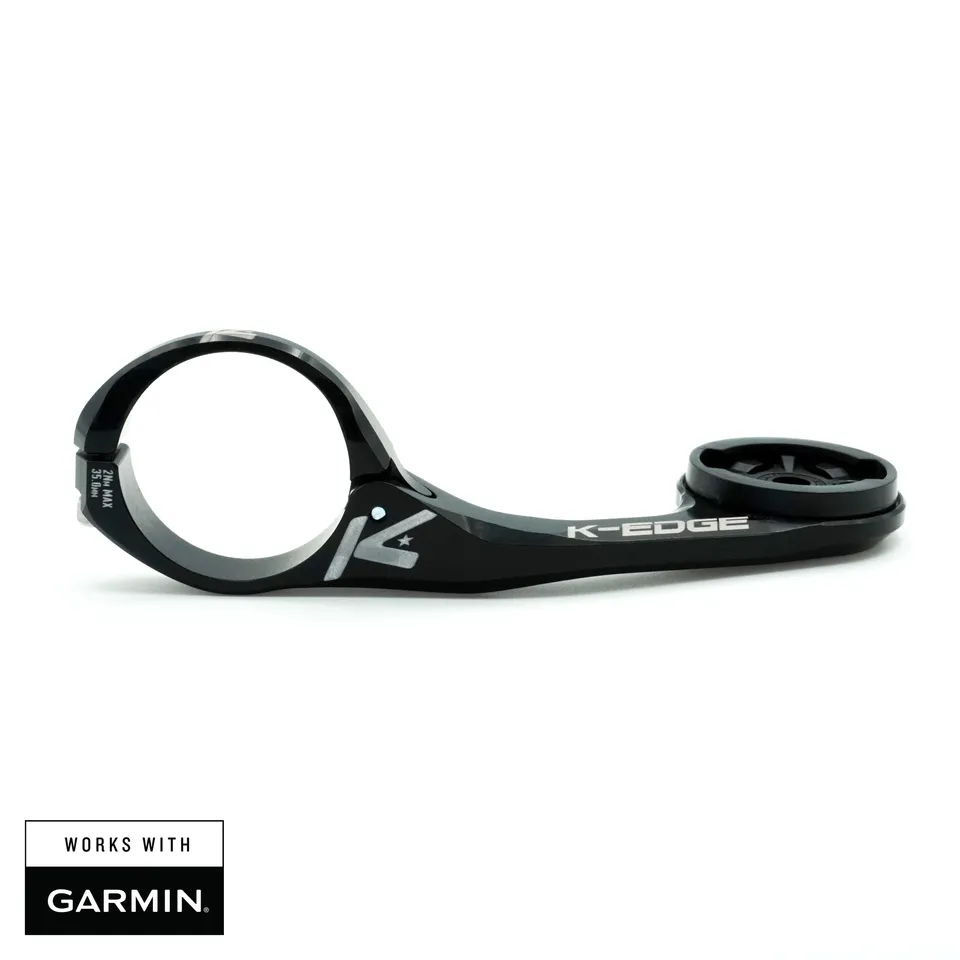 K-Edge Max XL Support Compteur Garmin 35mm Noir Guidon