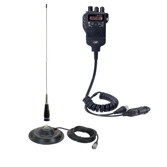 PNI Escort HP 62 radio CB portable + antenne ML145 aimant