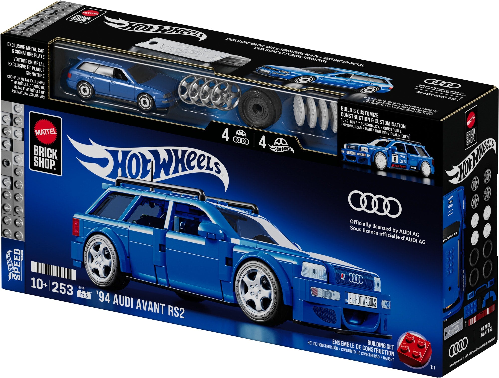 Hot Wheels Speed Series Audi RS2 jeu de construction 1:32