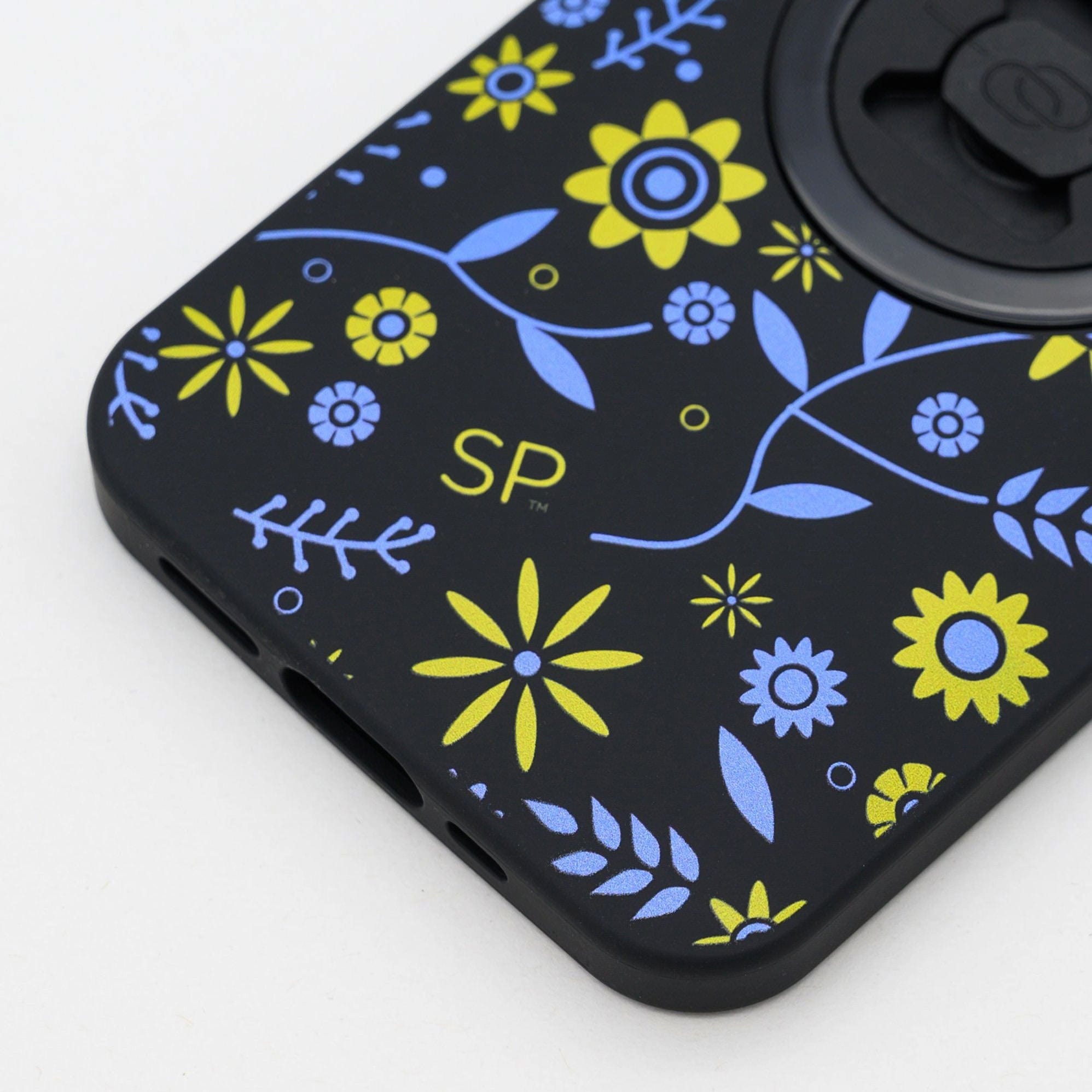 SP Connect Edition Garden coque téléphone bleu fixation vélo