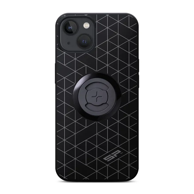 SP Connect Edition Grid coque téléphone gris fixation vélo