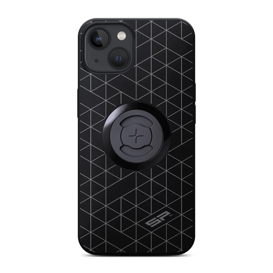 SP Connect Edition Grid coque téléphone gris fixation vélo