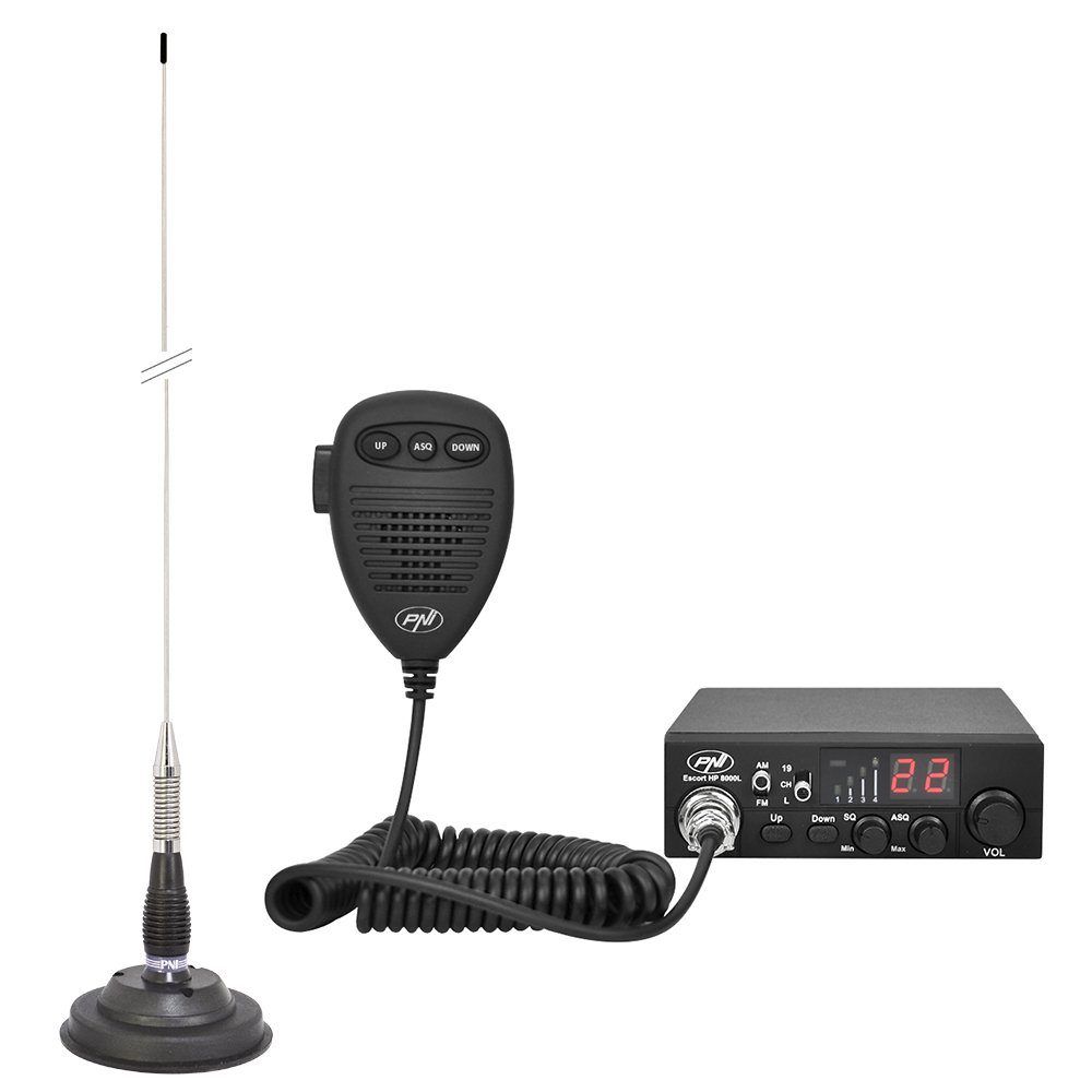 PNI Escort HP 8000L station CB + antenne Extra 45 aimant ASQ