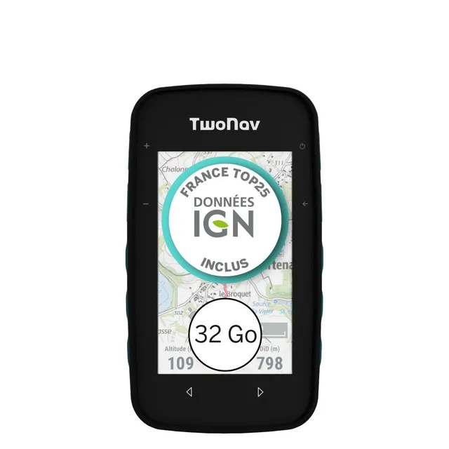 TwoNav Cross Plus 32 Go GPS velo VTT carte 5 dalles IGN