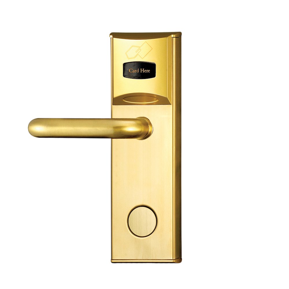 PNI CH2000L Gold serrure hôtel carte main gauche
