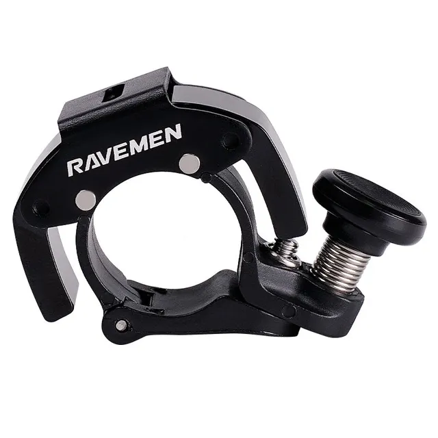 Ravemen Q4 sonnette vélo 100 dB noire guidon 22,2 mm
