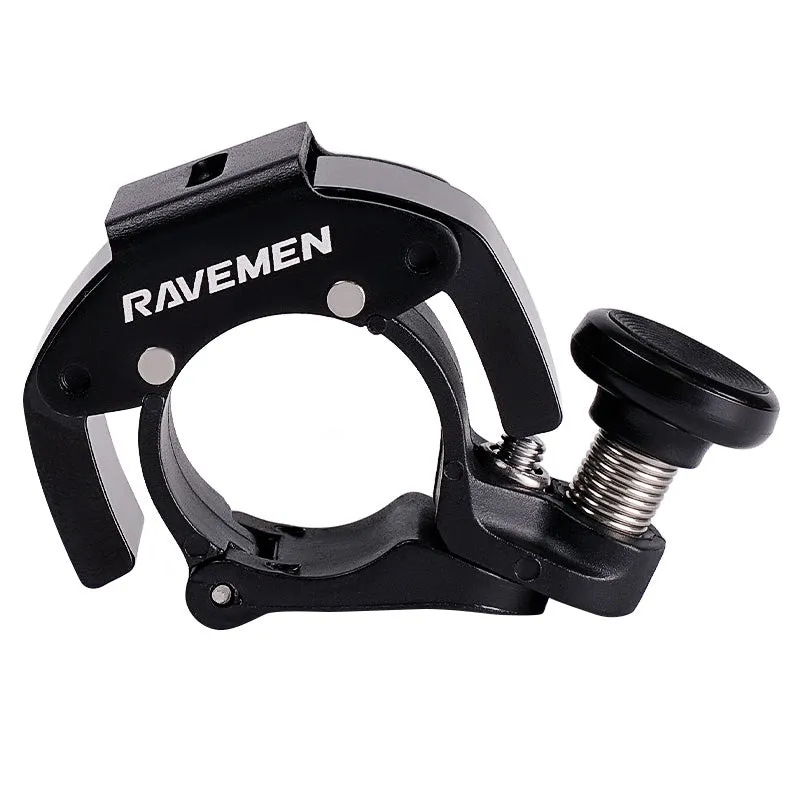 Ravemen Q4 sonnette vélo 100 dB noire guidon 22,2 mm