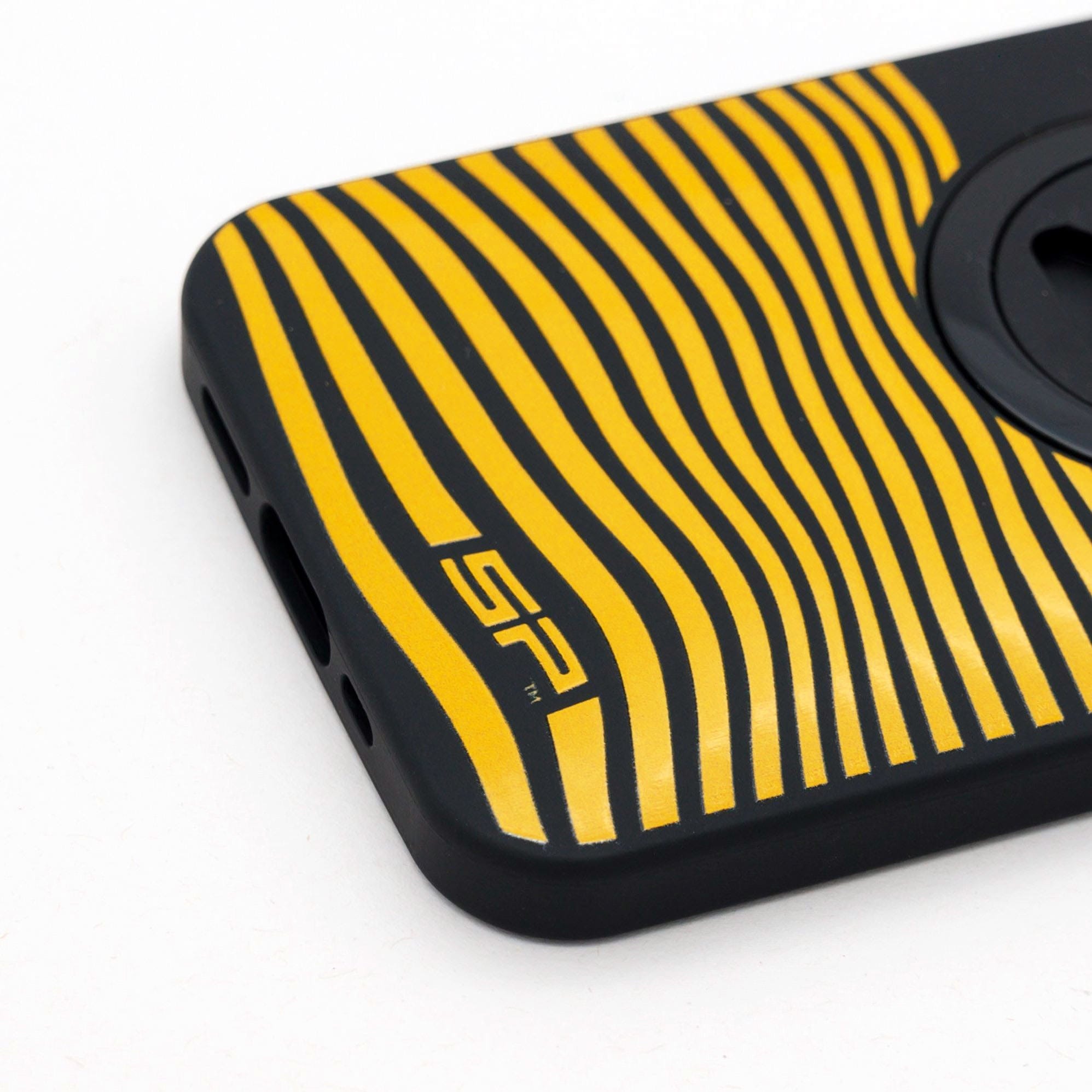 SP Connect Horizon coque iPhone 17 Pro jaune fixation guidon