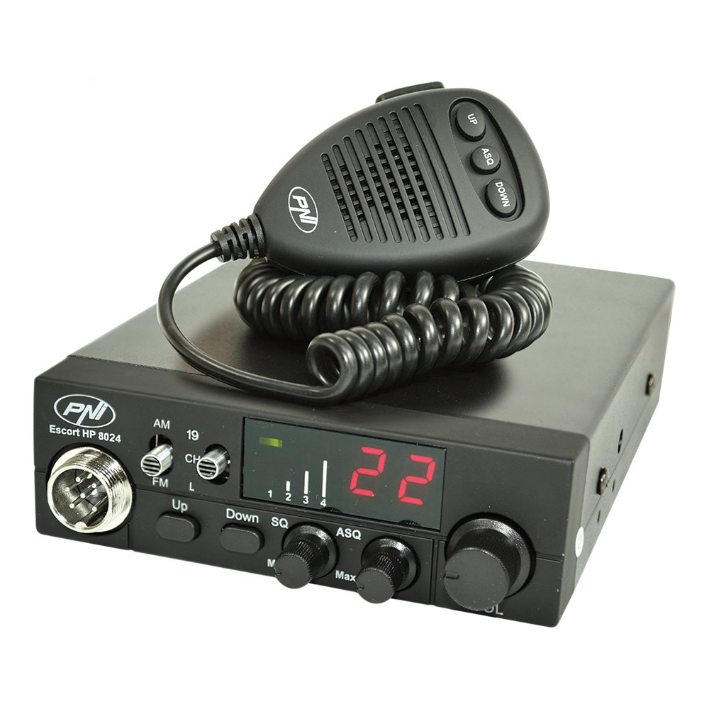 PNI Escort HP 8024 station radio CB 12V-24V AM/FM 4W