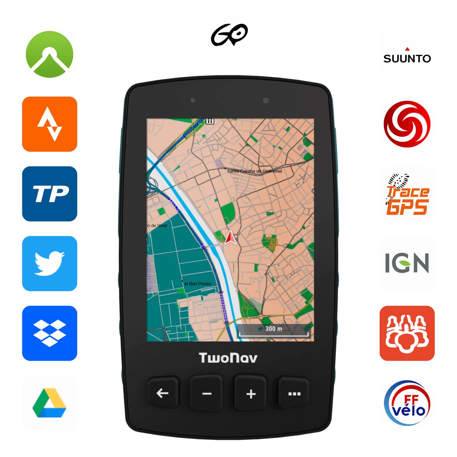 TwoNav Trail 2 Plus GPS randonnée 3,7 pouces autonomie 20h