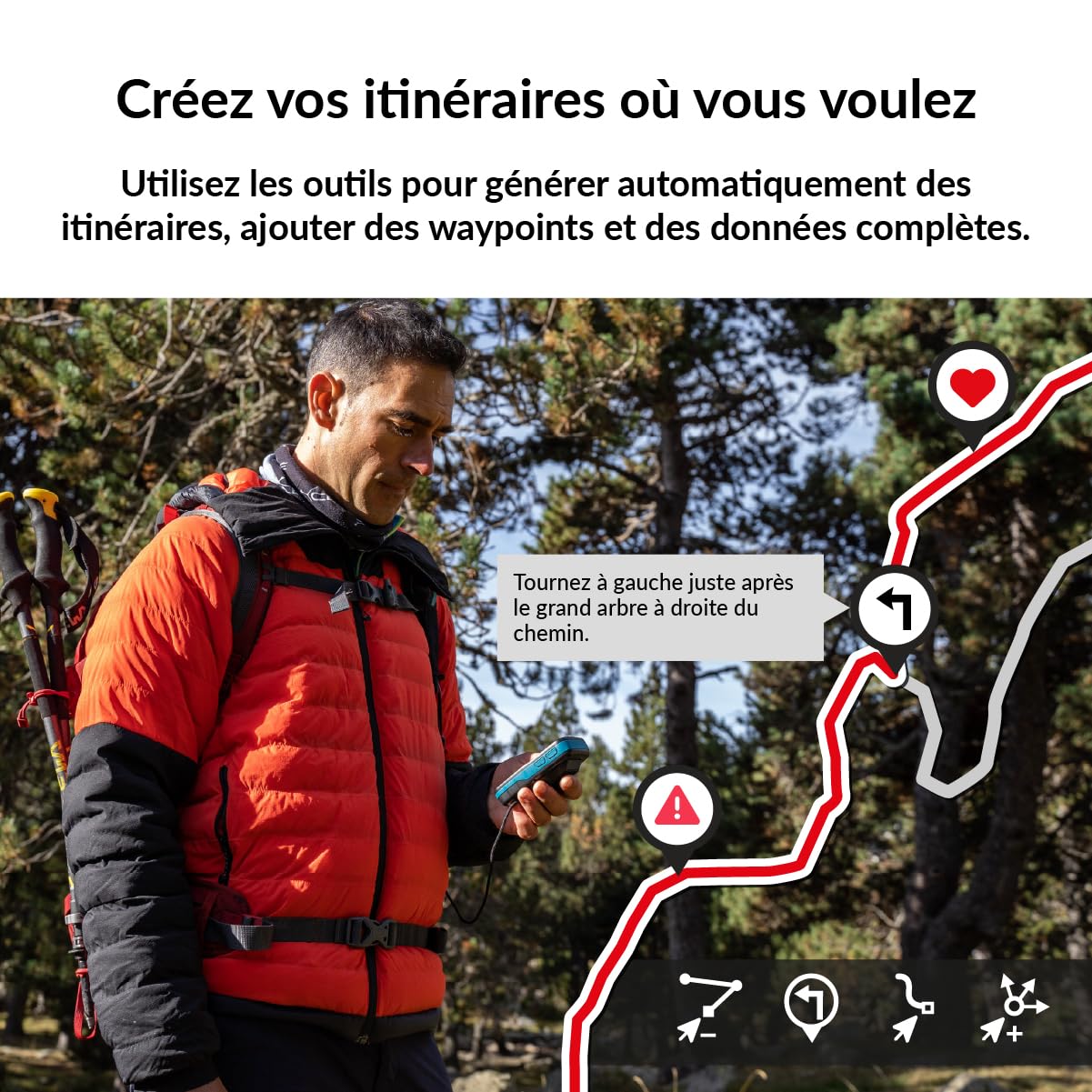 TwoNav Cross Plus 32 Go GPS velo VTT carte 5 dalles IGN
