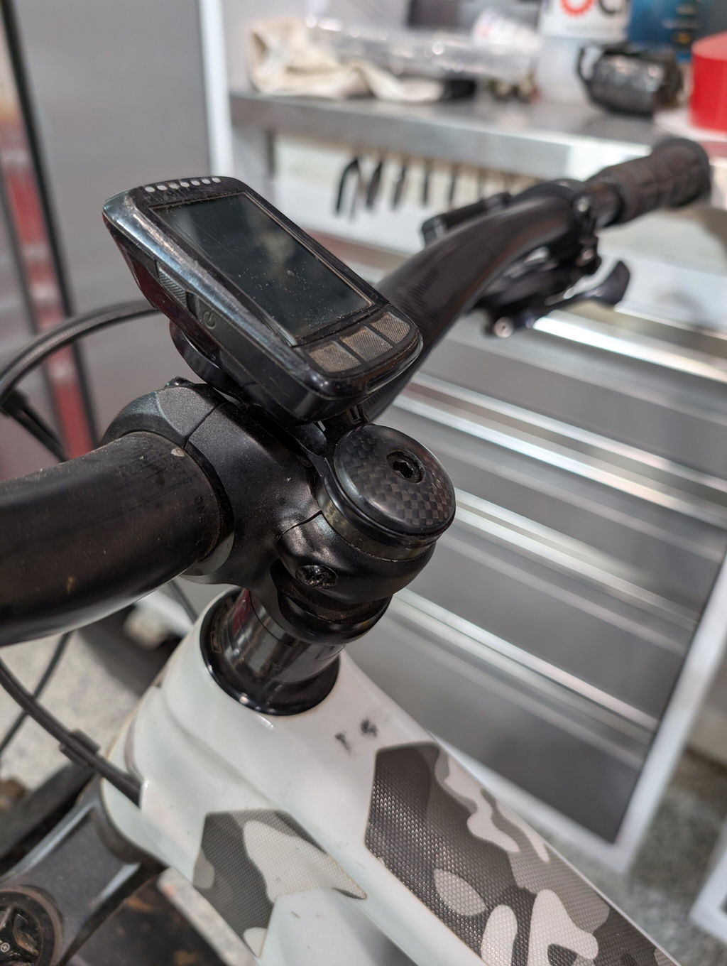 K-Edge Computer Mounts Stem Support Potence Noir Garmin