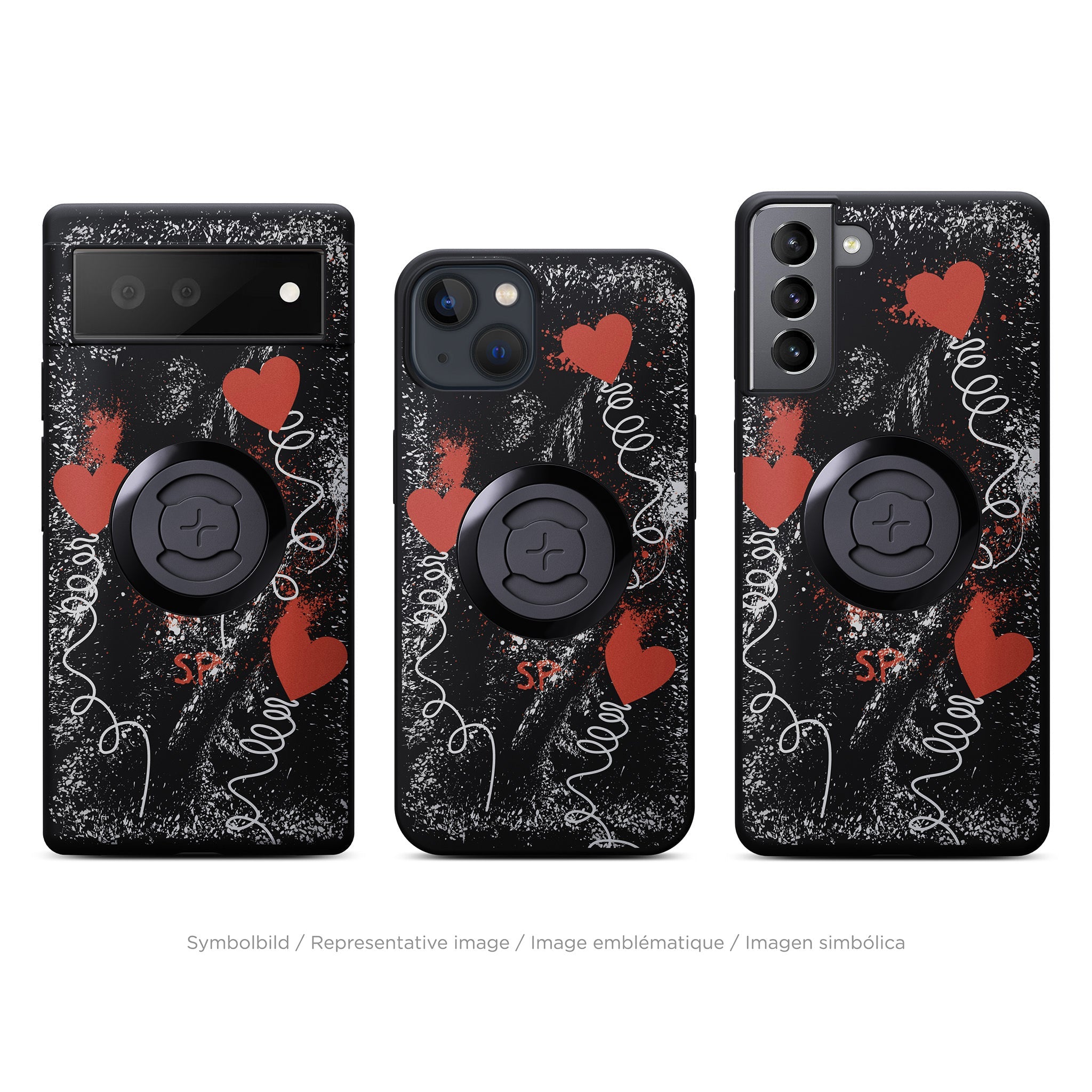 SP Connect Love Balloons coque iPhone Samsung Pixel coeur