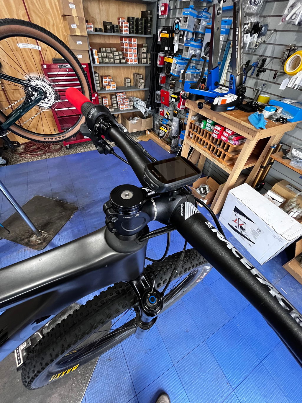 K-Edge Computer Mounts Stem Support Potence Noir Garmin