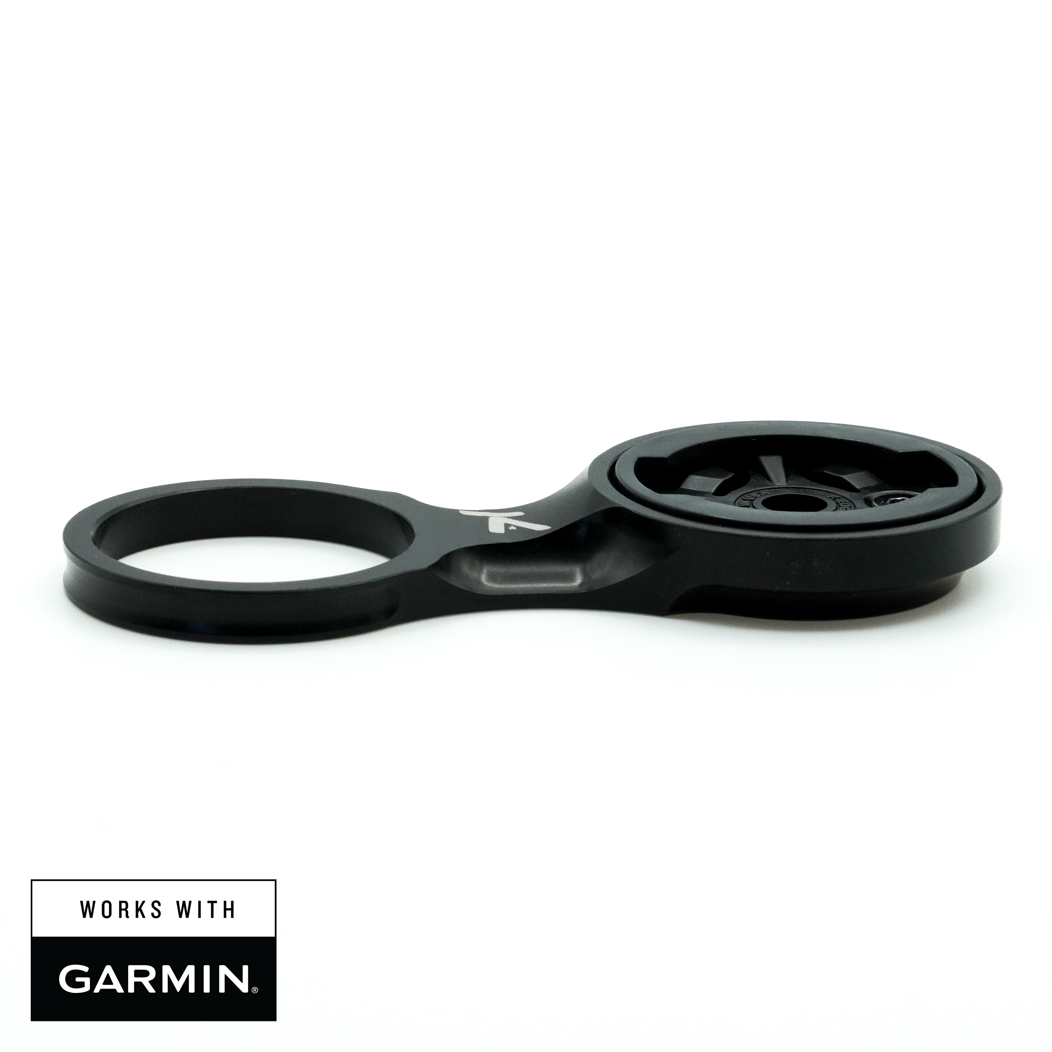 K-Edge Computer Mounts Stem Support Potence Noir Garmin