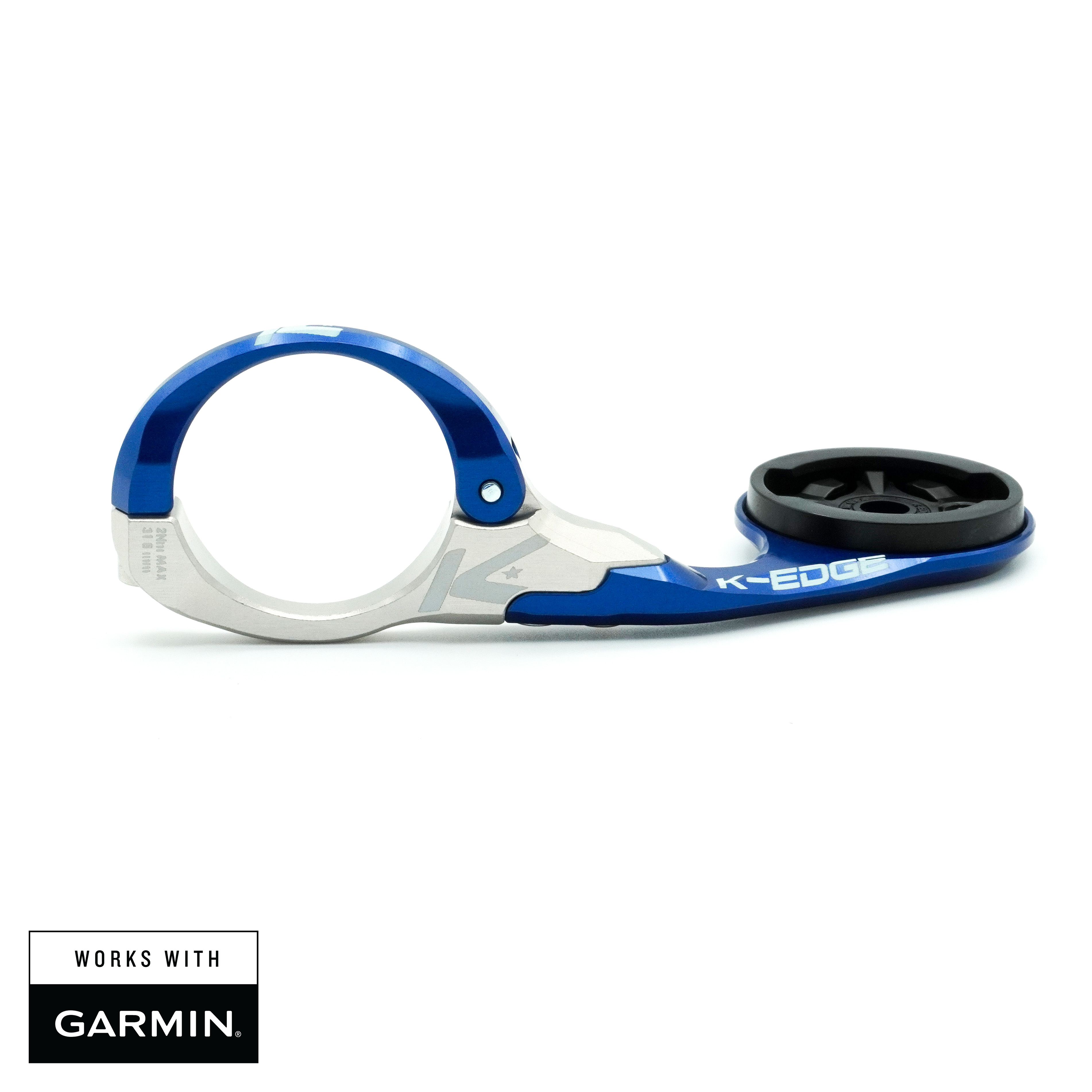 K-edge Computer Mounts Race Mount support vélo Garmin 31.8 noir