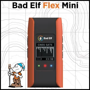 Bad Elf Flex Mini Standard récepteur GPS Bluetooth carto