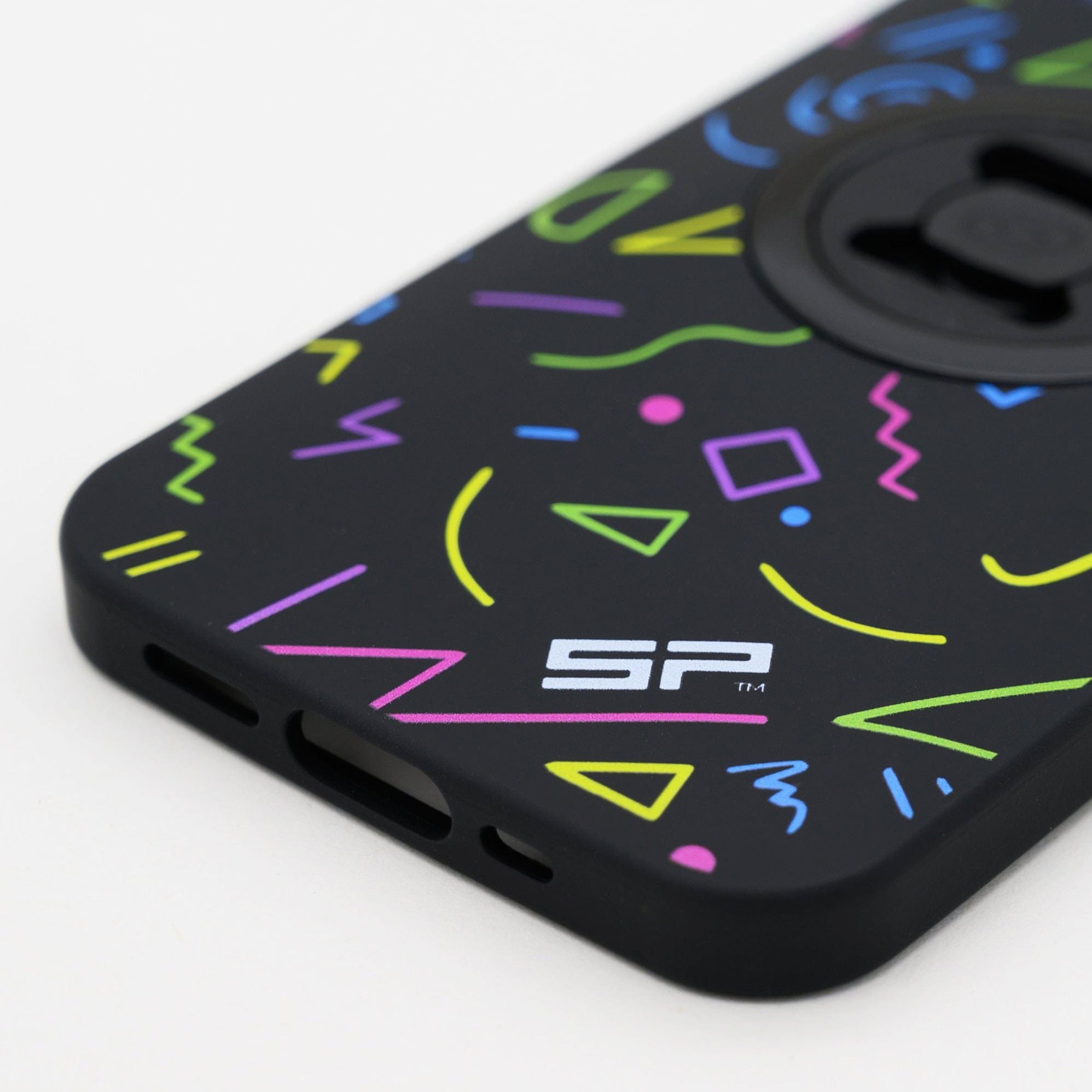 SP Connect Phone Case Neon Multi coque vélo iPhone Samsung Pixel