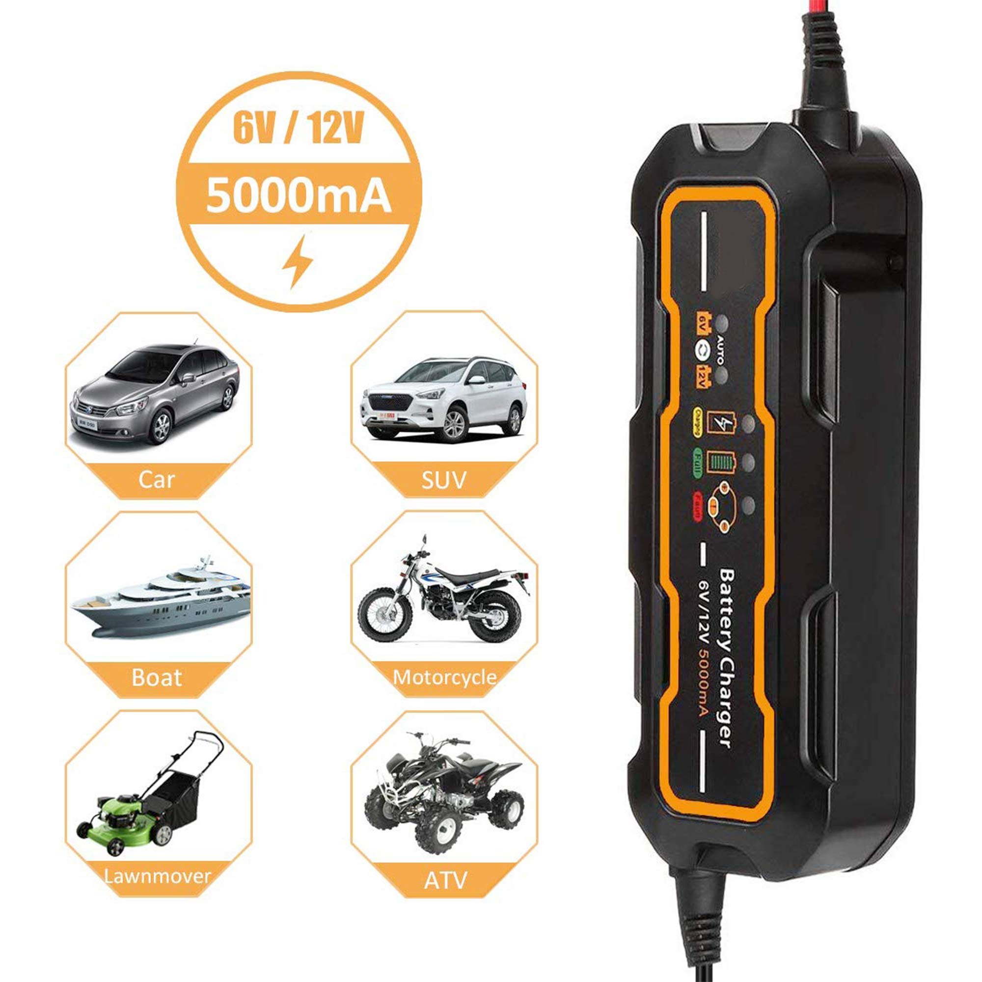 PNI DIY C50 chargeur batterie 6V 12V 5A plomb-acide