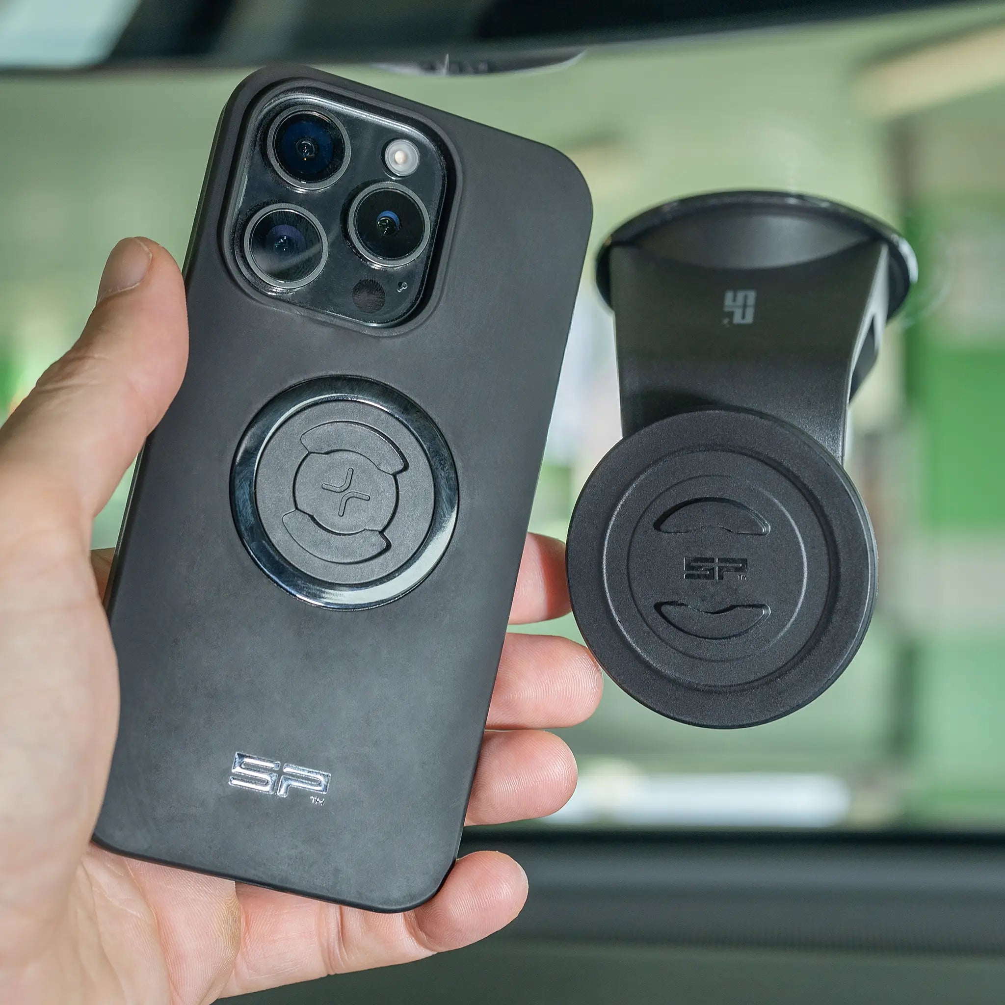 SP Connect Suction Mount MA support voiture pare-brise ventouse