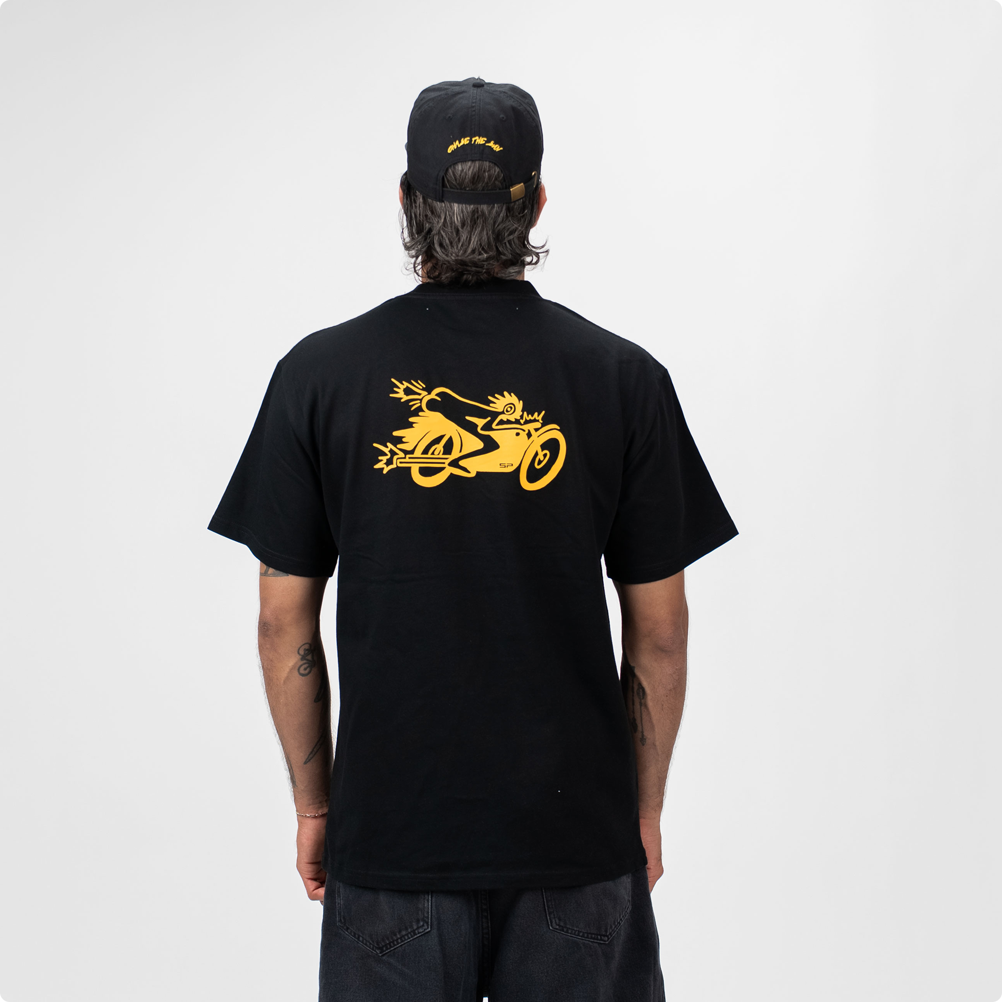SP Connect Chase the Sun T-Shirt Moto noir coton taille L