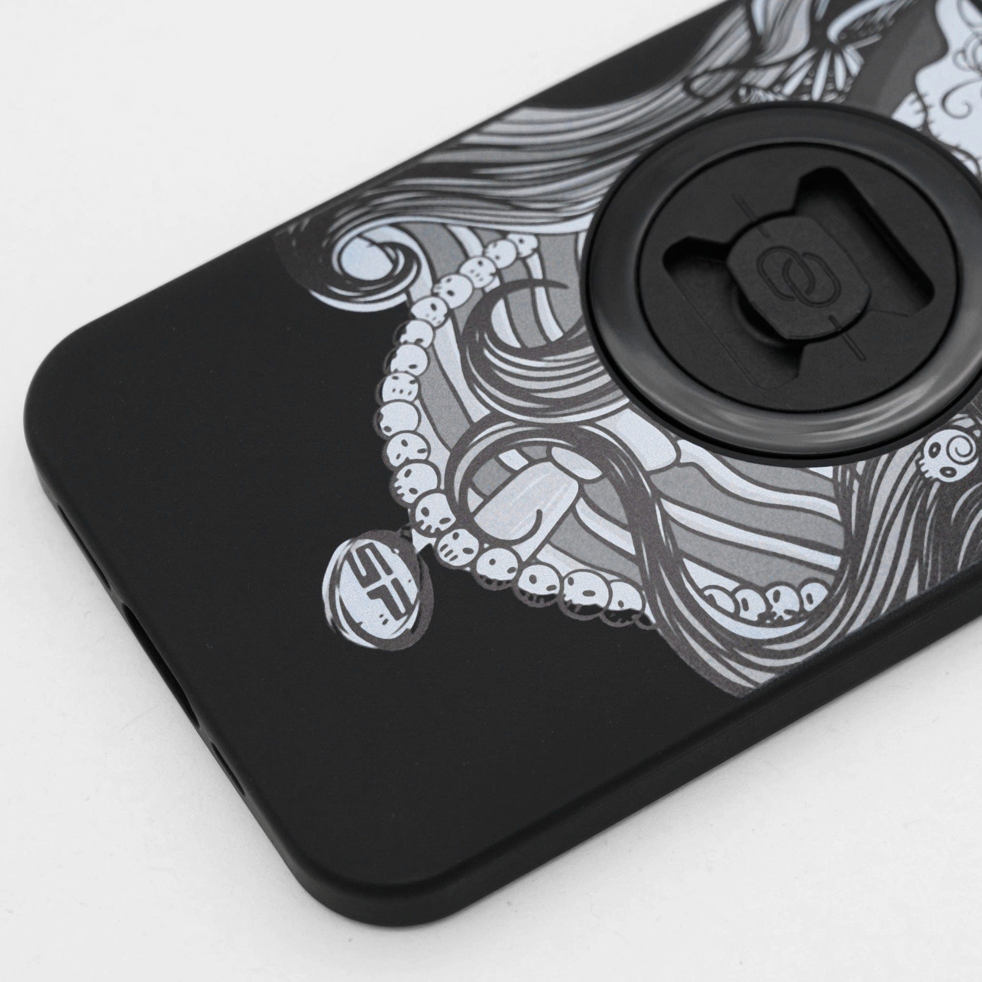 SP Connect Phone Case Edition Sugar Skull coque vélo blanc