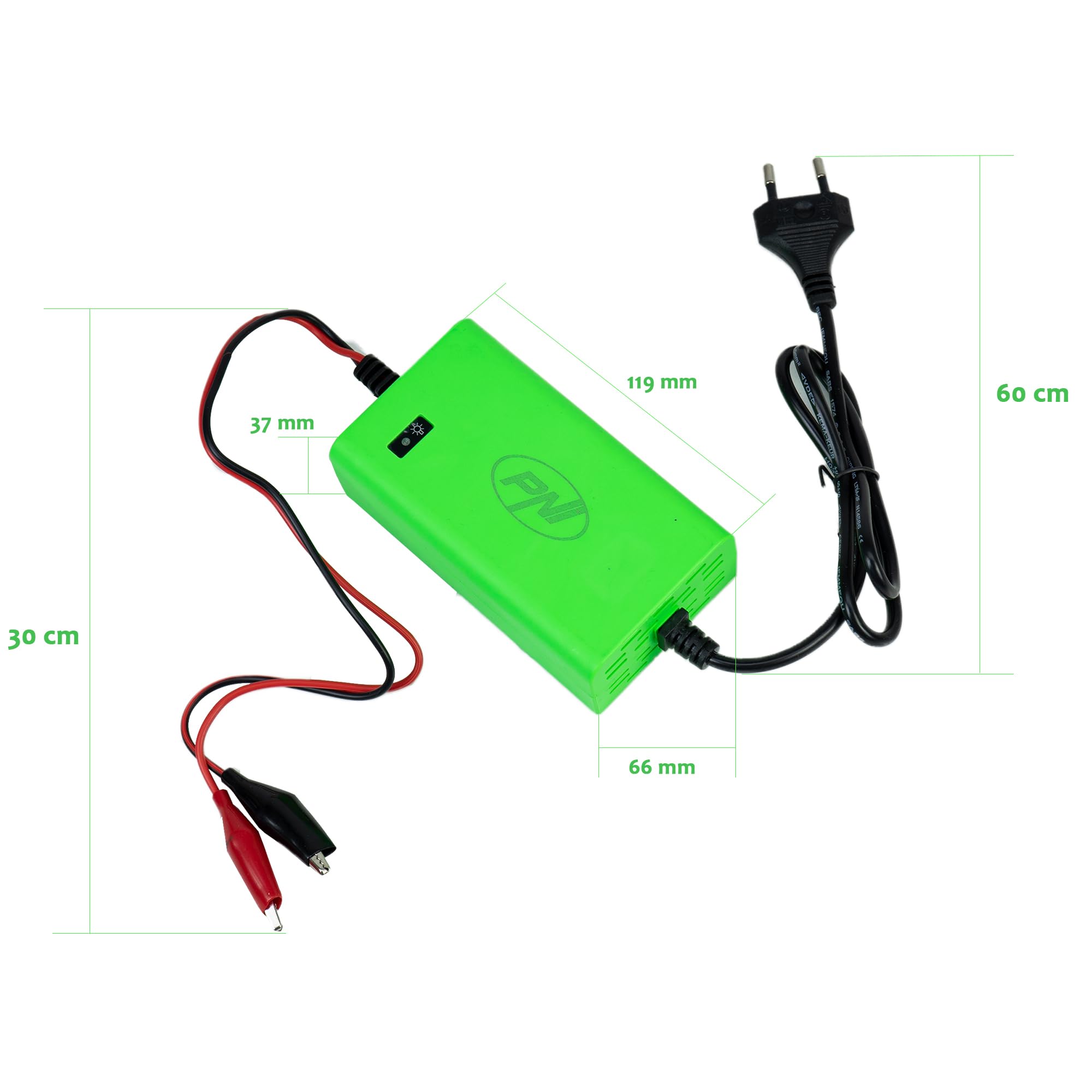 PNI M200 chargeur batterie gel moto 20Ah max