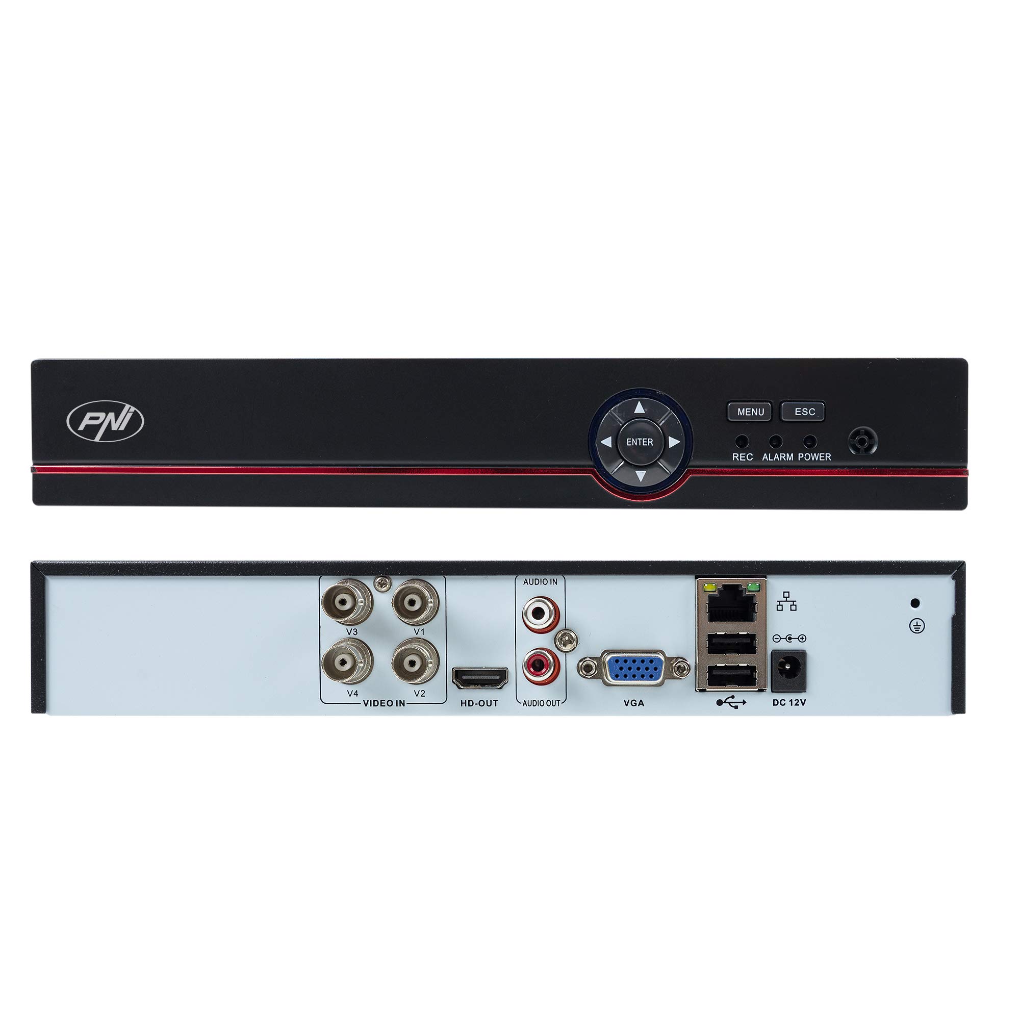PNI House PTZ1500 Kit Vidéosurveillance 5MP 4 Caméras Extérieur