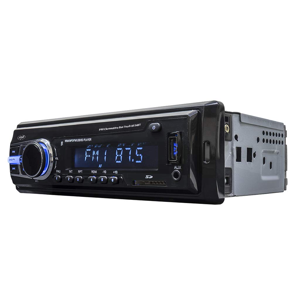PNI Clementine 8524BT autoradio 1 DIN Bluetooth 12V 24V MP3