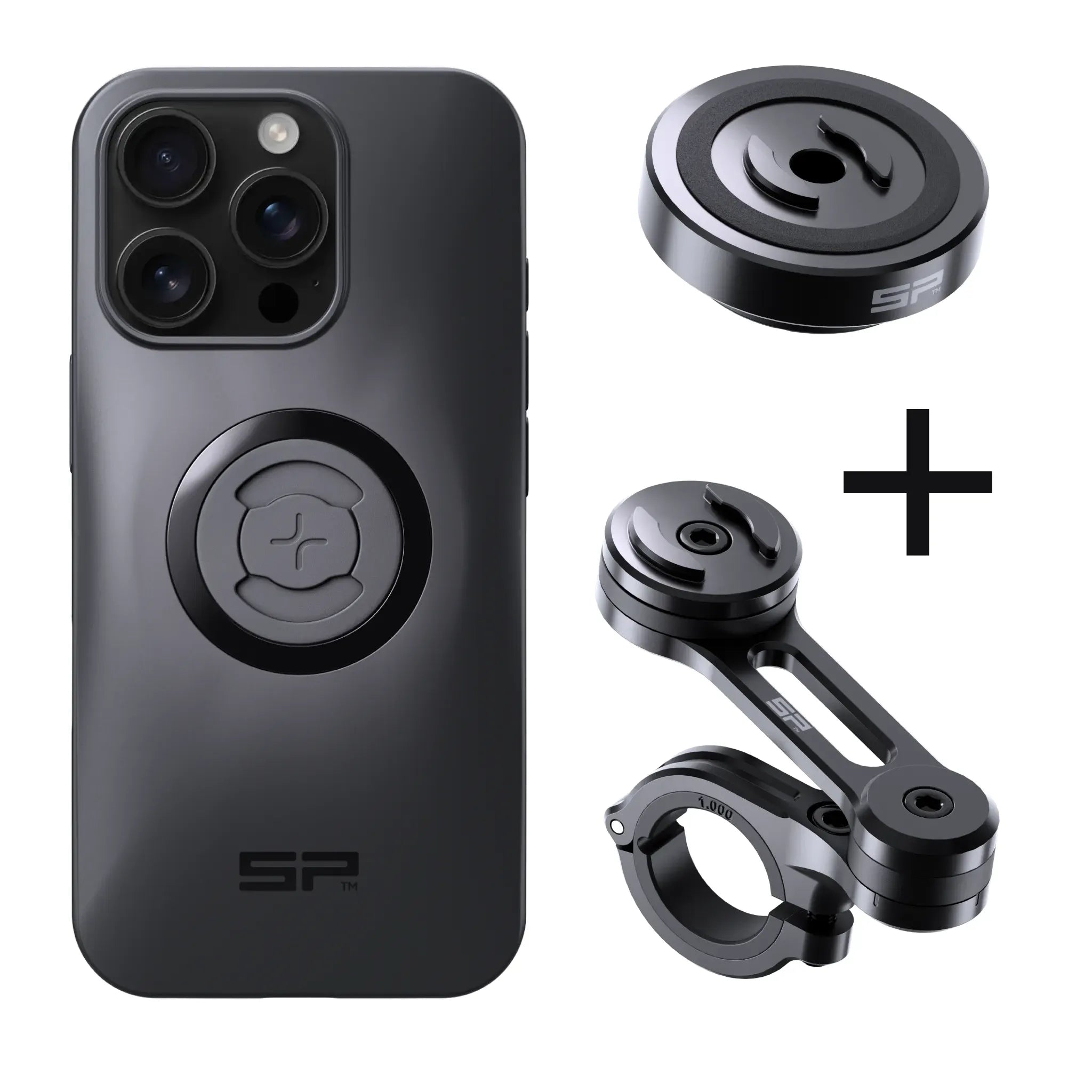 SP Connect Moto Bundle Uni support moto guidon universel