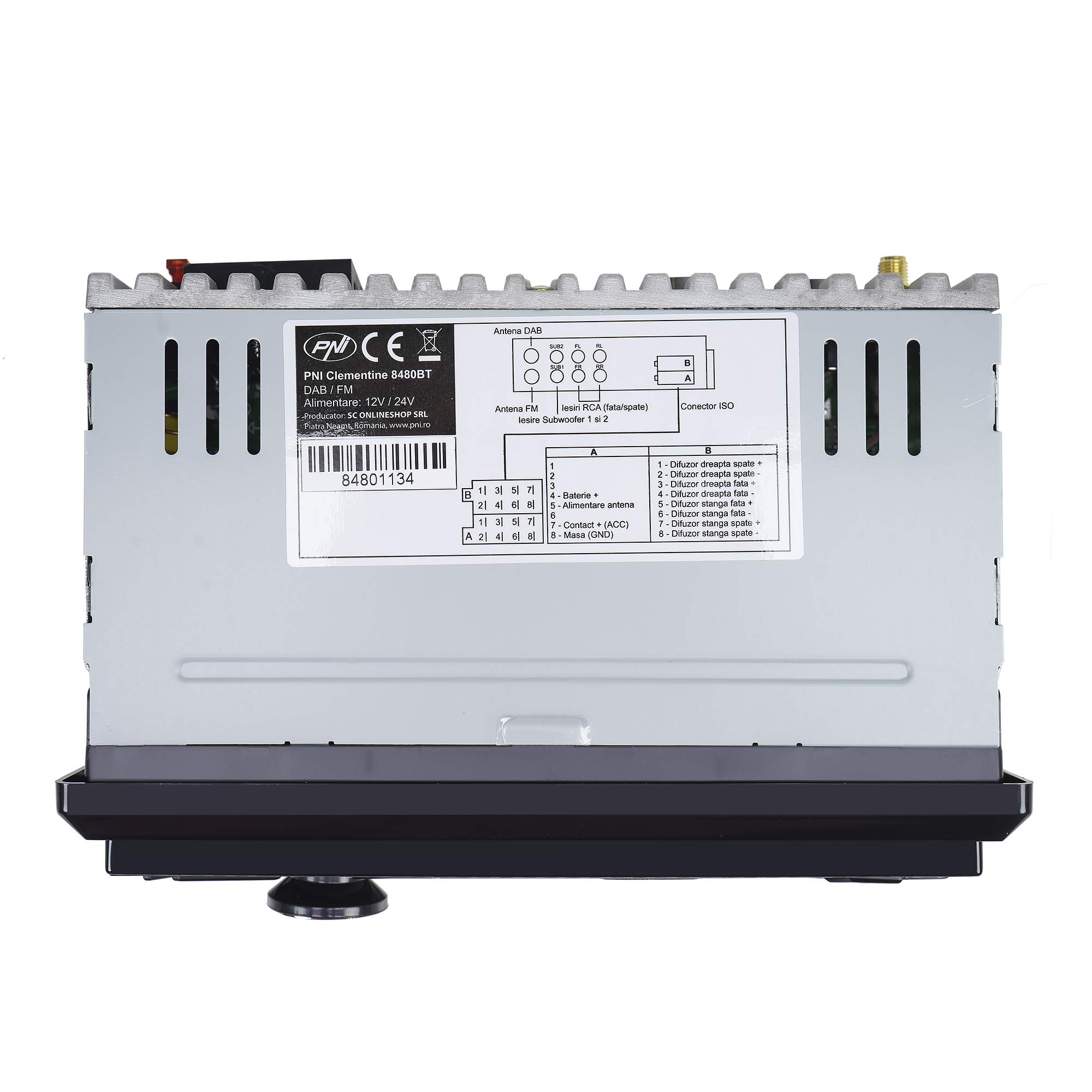 PNI Clementine 8480BT autoradio DAB 1 DIN Bluetooth
