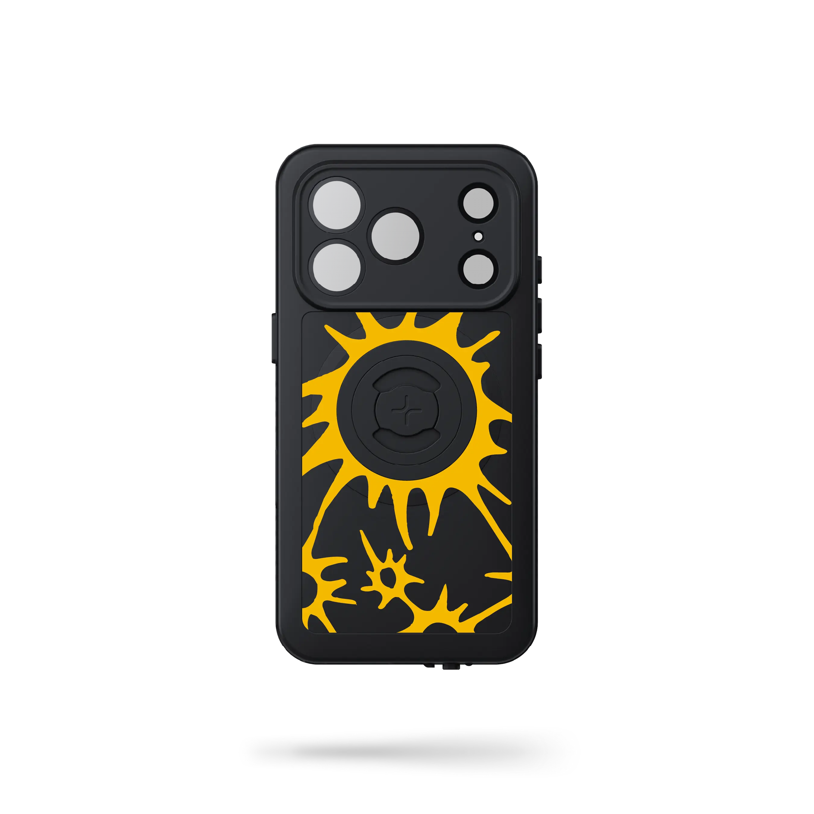 SP Connect Sunburst coque téléphone vélo moto jaune Chase Sun